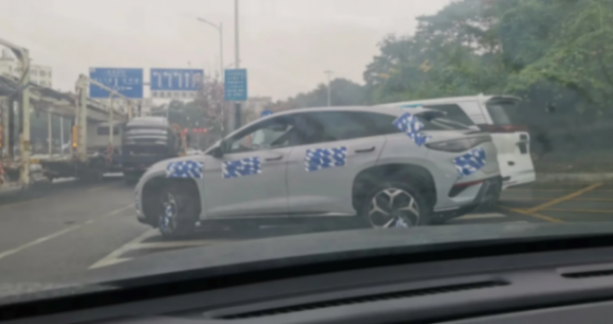 会比宋l便宜吗?比亚迪海狮07 ev街头路试,搭载高阶智驾