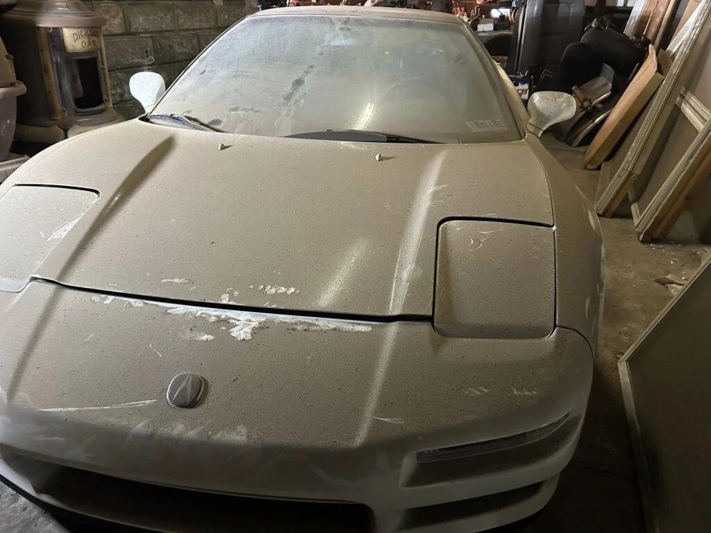 心里有阴影不敢开了?1992年的讴歌nsx 在车库里被遗忘了30年