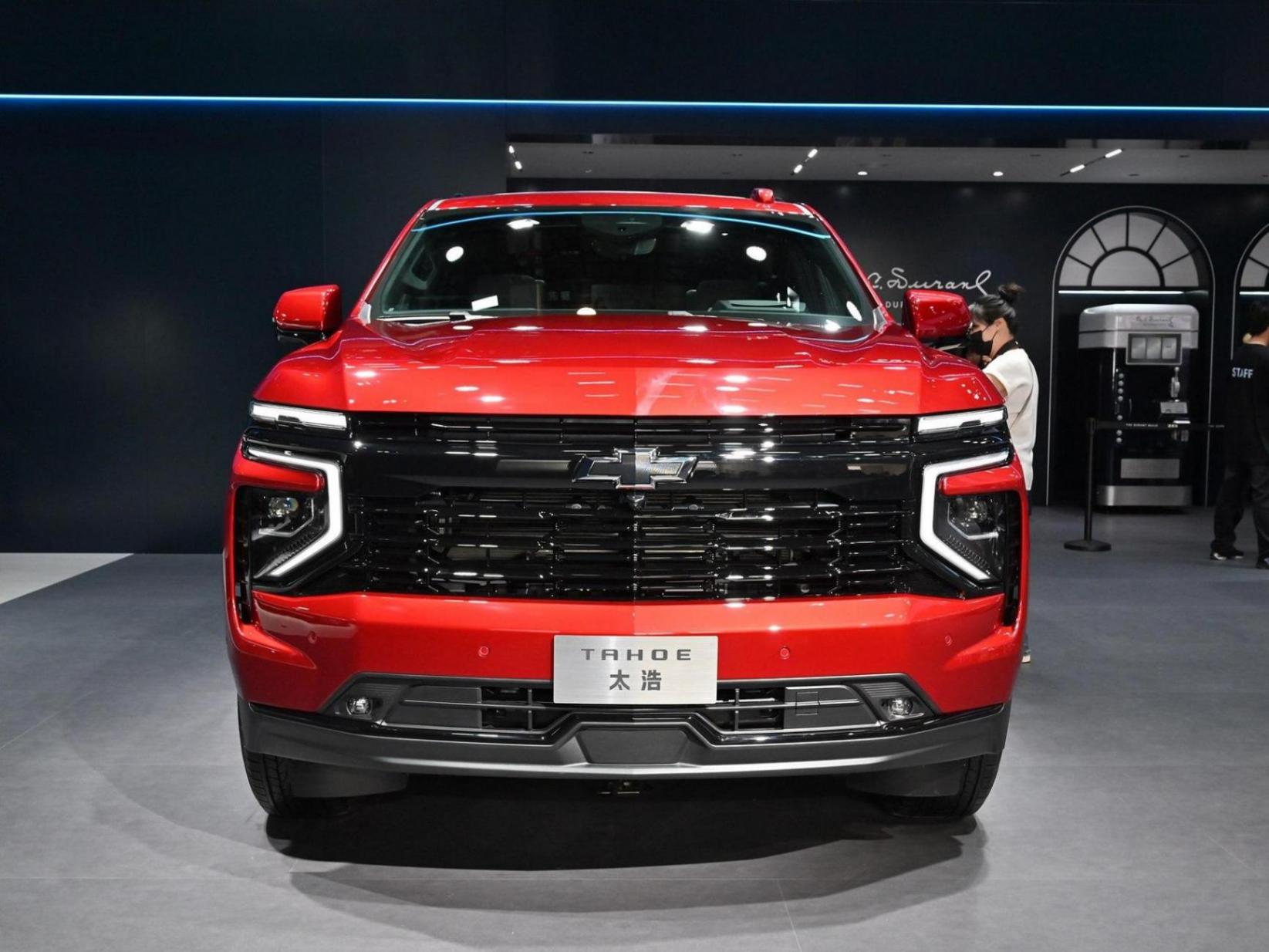官方进口全尺寸美系suv,雪佛兰tahoe太浩北京车展预售65万元起