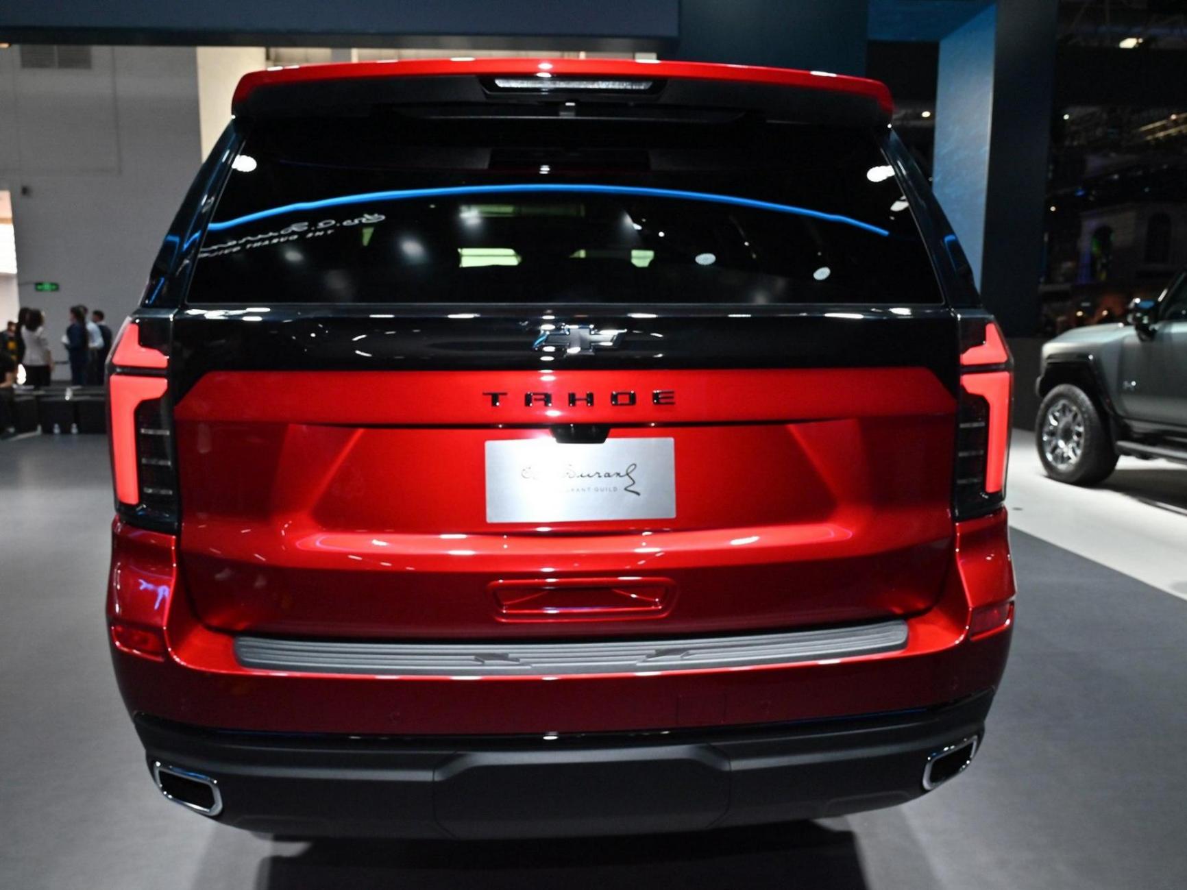 官方进口全尺寸美系suv,雪佛兰tahoe太浩北京车展预售65万元起