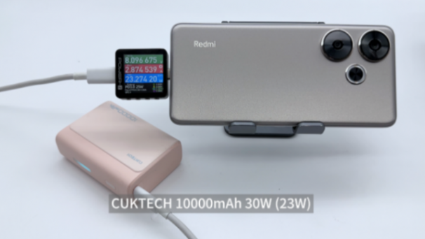 酷态科、zmi为最优选择,redmi turbo 3 充电宝充电兼容性测试