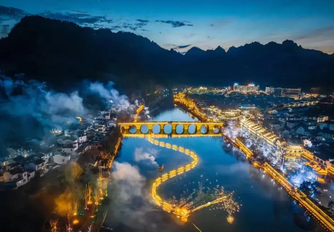 来徽州 上春山 | 越夜越精彩!这个五一,黄山夜游有点火 | 春游江淮