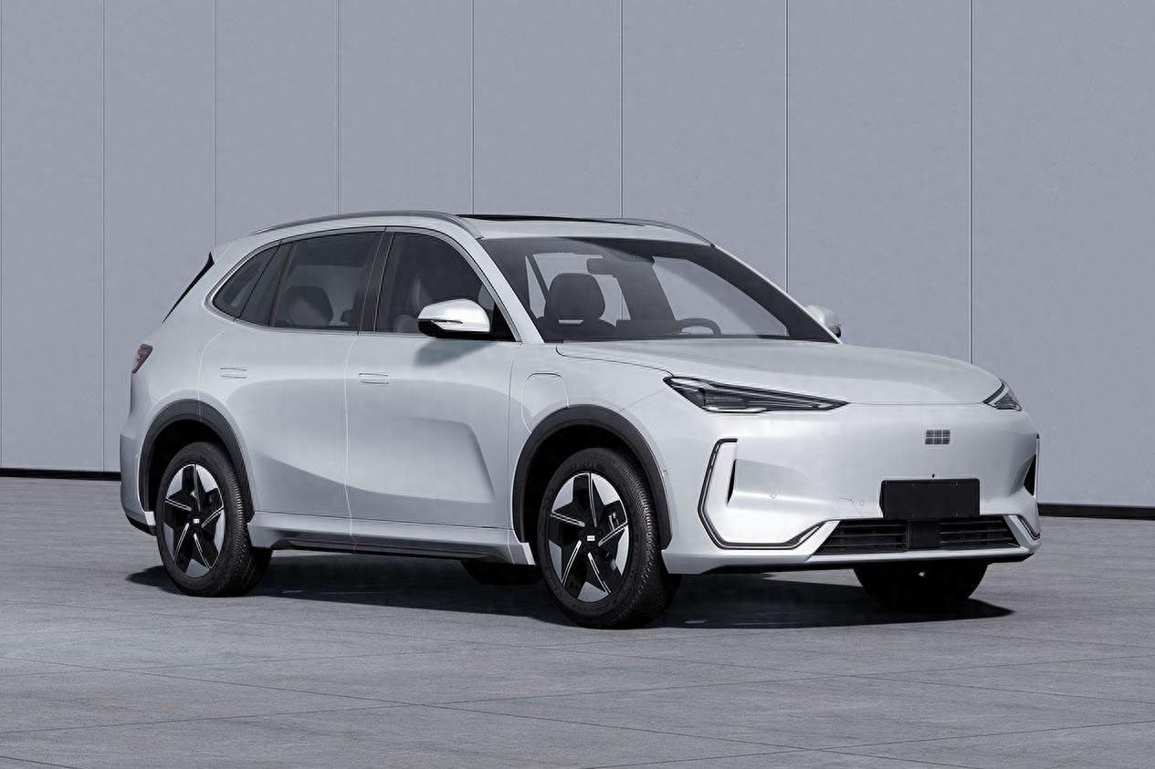 定位纯电suv,吉利银河e5实车曝光,搭载单电机
